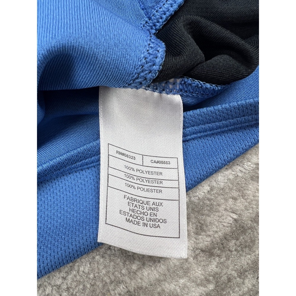 Nike Hoodie Women XS Blue Half Zip Pullover Athletic Long Sleeve Side Stripe - Picture 12 of 12